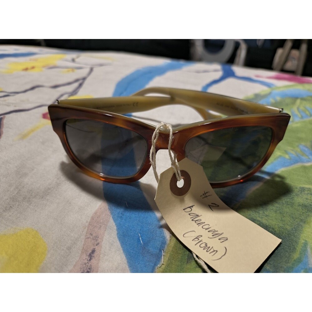 BALENCIAGA BA 69 56B WOMENS‎ SUNGLASSES Tortoise Frames / Gray Lens 54-20-140 - Picture 4 of 11